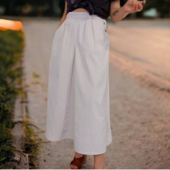 Vtg CK Pale Pink Denim Skirt - Picture 6 of 16